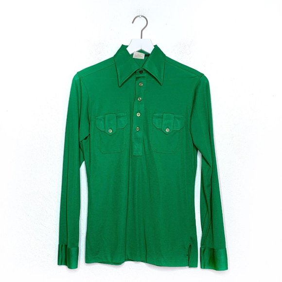Vintage Other - ⬇️$38 Vintage 70s Men’s Long Sleeve Henley Shirt S